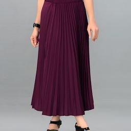 LookShine A-Line Midi Skirt-image-55