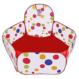 Magicwand Large Size Polyster Multi-Colored Polka Dot Basket-Ball Pool for Kids with 50 Balls Multi-Colored image 2