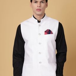 Givo Mandarin Collar Nehru Jacket-image-127