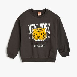 Koton Boys Typography Printed Sweatshirt-image-89