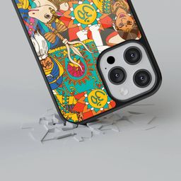 macmerise Abstract Printed iPhone 12 Back Case Mobile Accessories-36