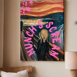 Art Street Blue & Brown 1 Piece Canvas Other Wall Paintings-picture-56