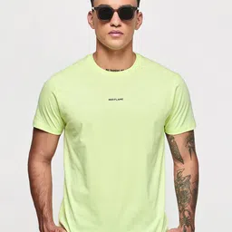 Red Flame Men's Pure Cotton Regular Fit Round Neck Short Sleeves Casual Tshirts-image-24