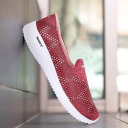 Sparx Women Maroon Canvas Running Shoes-image-66
