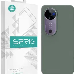 Sprig Back Cover for VIVO V40 PRO (Green)-picture-36
