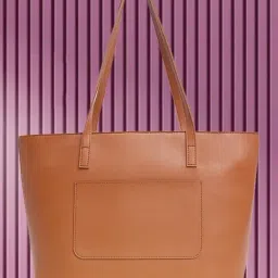 Fastrack MTO MTS newline1 Tan PU Medium Tote Handbag-picture-44