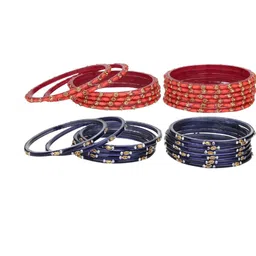 1ST TIME Red Alloy Bangle-37