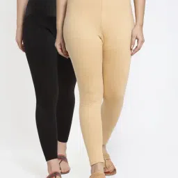 Gracit Multicolor Regular Fit Leggings-picture-3