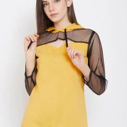 Belle Fille Yellow Full Sleeves Sweatshirt-picture-38
