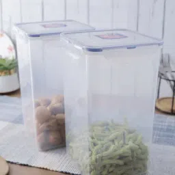 Lock & Lock Transparent Plastic 15.5 cm Food Storage Container (4 L) - Set of 2-image-79