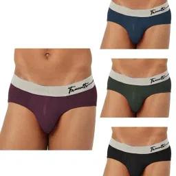 Freecultr Multicolor Comfort Fit Briefs - Pack of 4-25