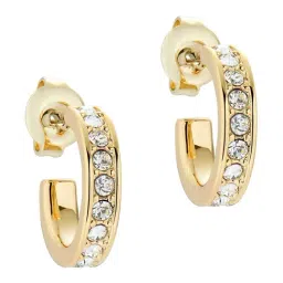 Ted Baker Gold Tone Seenita Nano Hoop Huggie Earrings-32