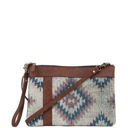 Mona B White & Blue Printed Small Sling Handbag-image-20