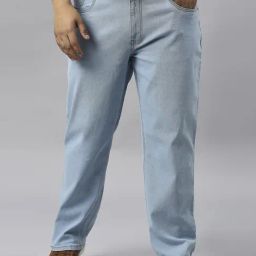 Turning Blue Light Blue Relaxed Fit Jeans-image-67