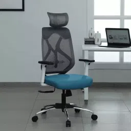 Vassio Breathable High Back Mesh Revolving Chair For Office-image-6