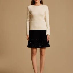 Kazo Cream Nylon Slim FitSweaters-40