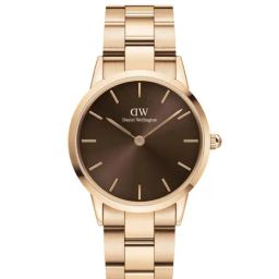 Daniel Wellington DW00100461 Iconic Link Amber Analog Unisex Watch-44