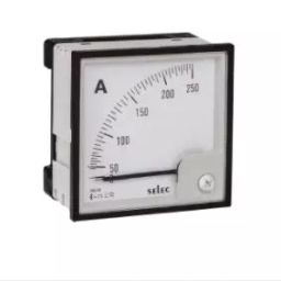 Selec Direct Type Knife Edge Pointer Analog Panel Meter Rated Current of 60A,AM-I-D-3-60A-20