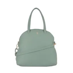 Baggit Green Textured Medium Handbag-image-61