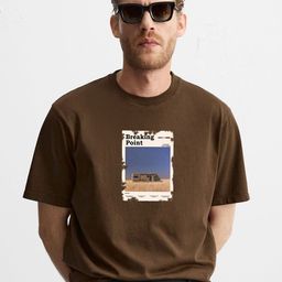 MISCHIEF MONKEY Graphic Printed Round Neck Oversized T-shirt-image-11