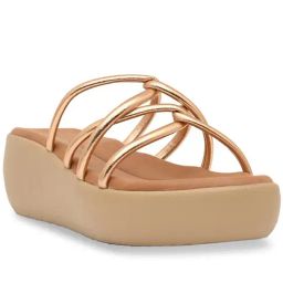 Rocia Women Comfort Rose Gold Sandal-image-82