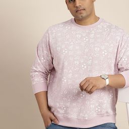 Sztori Men Plus Size Printed Sweatshirt-19