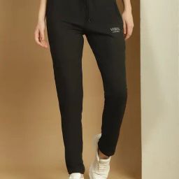 Vimal Jonney Black Mid Rise Sports Track Pants-image-75