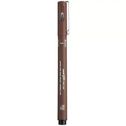 Uni Fineline PINBR 200S Sepia Ink Brush Fine Tip Posca Marking Pen (Pack of 12 Pcs)-39