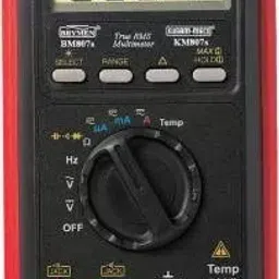 KUSAM-MECO 3-3/4 Digits 4000 Count True RMS Digital Multimeter, KM807s-29