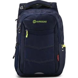 Harissons Ascent Navy Blue Polyester Solid Laptop Backpack - 40 Ltrs-26