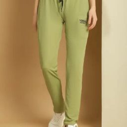 Vimal Jonney Green Mid Rise Sports Track Pants-image-14