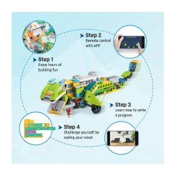 makerzoid 200-in-1 Programmable Robotics Kit DIY Robotics Kit With 200+ ProjectsSTEM Learning Robot Kit For Kids Programmable Robot Kit Build the Future, One Robot at a Time - RS7135makerzoid 200-in-1 Programmable Robotics Kit DIY Robotics Kit With 200+ ProjectsSTEM Learning Robot Kit For Kids Programmable Robot Kit Build the Future, One Robot at a Time - RS7135 image 5