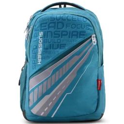 Harissons Unbeatable Turquoise Polyester Printed Backpack - 31 Ltrs-image-42
