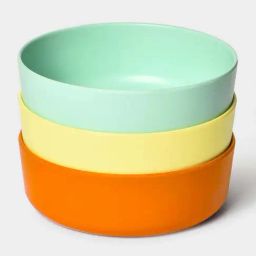 MiArcus Multicolor Melamine Solid Bowls (250ml) - Set of 3-3