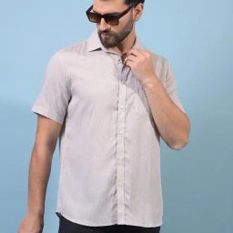 Crimsoune Club Beige Slim Fit Shirt-image-98