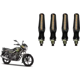 Cartronics Sleek Pencil Type Yellow LED Indicator for Bajaj Discover 100(Pack of 4 Pcs)-14