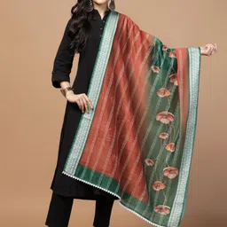 Kaizen TEXO FAB Ethnic Motifs Printed Dupatta image 1