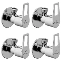 Cliquin Orient Brass Wall Mount Chrome Finish Angle Valve with Wall Flange (Pack of 4 Pcs)-image-47