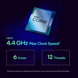 Intel Core i5-12400F Upto 4.4 GHz LGA1700 Socket 6 Cores 12 Threads Desktop Processor (Blue) image 3