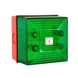 clifford and snell Clifford Snell FL40 Series Green Flashing Beacon 230 V AC Surface Mount Xenon Bulb IP65, FL40/N50/G/RN-picture-0