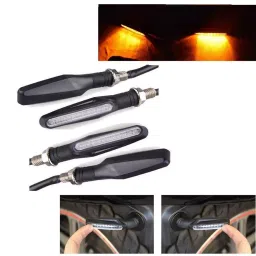 Cartronics Sleek Pencil Type Yellow LED Indicator for Bajaj Discover 100(Pack of 4 Pcs) image 3