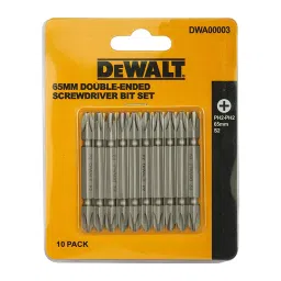 Dewalt Magnetic 65 mm PH2-PH2 D-end S2 BITS SET DW00003M-IN (Pack of 10)-31