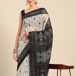 SHANVIKA Ethnic Motifs Pure Cotton Saree-image-96