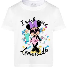 Disney By Miss and Chief Girls Minnie Mouse Printed Bio Finish T-shirt-image-31