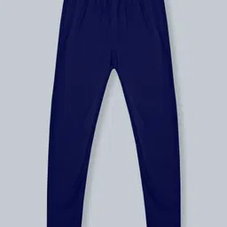 Kiddopanti Solid Ankle Length Legging - Navy Blue-picture-6