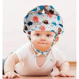 NeonateCare Baby Safety Helmet - White printed (Color and Design may vary)-25