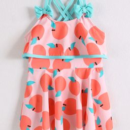 Mark & Mia Frock Swimsuit with Fruit Print - Pink-image-91