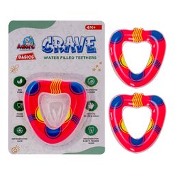 Adore Crave Water Filled Teethers- Pink Heart- Pack of 2-13