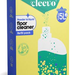 Cleevo Natural Floor Cleaner, Refill Pack, Non-Toxic, Eco-Friendly, Powder to Liquid, Lemon - 5 L-24