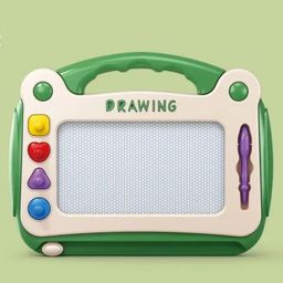 Yamama Magnetic Doodle Drawing Board for Kids Reusable Painting Pad with Pen & 4 Stampers | Educational Toy for Boys & Girls | Colors may vary-image-84